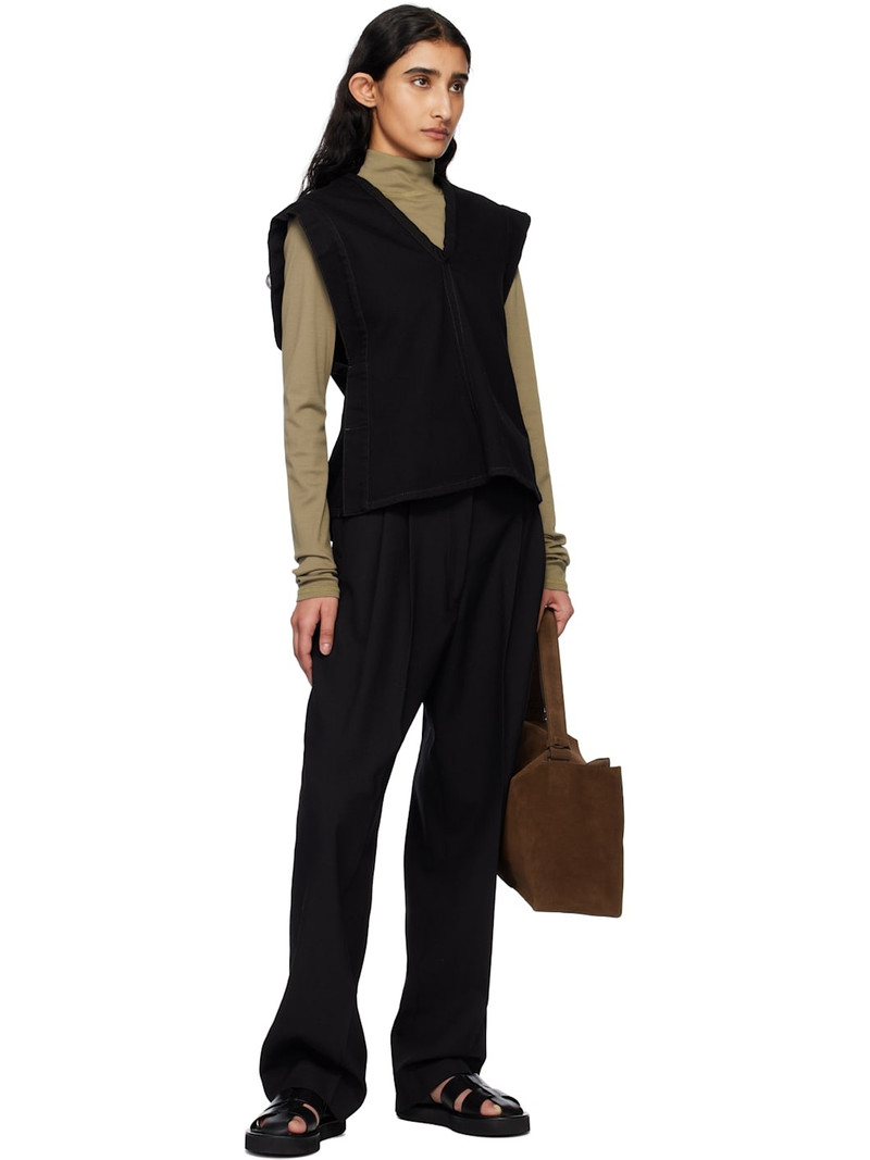 Studio Nicholson Black Sperro Trousers outlook
