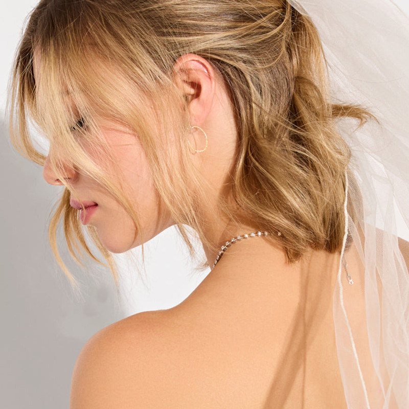 Circle Ear Jacket | Pavé 3