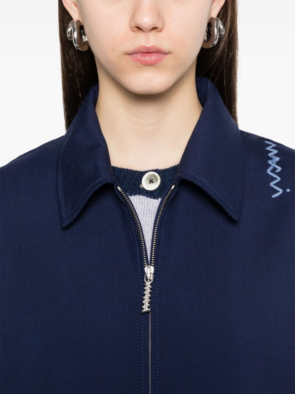 virgin wool gilet - 5
