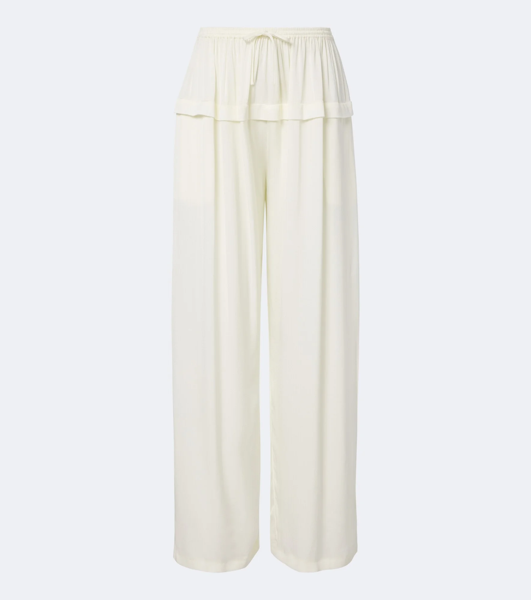 Crêpe wide-leg pants - 1