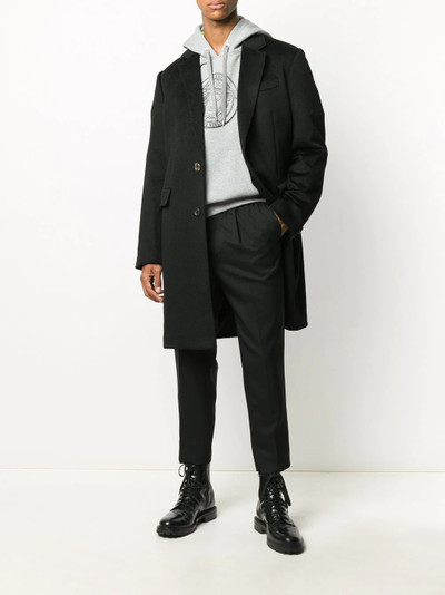 VERSACE cashmere overcoat outlook