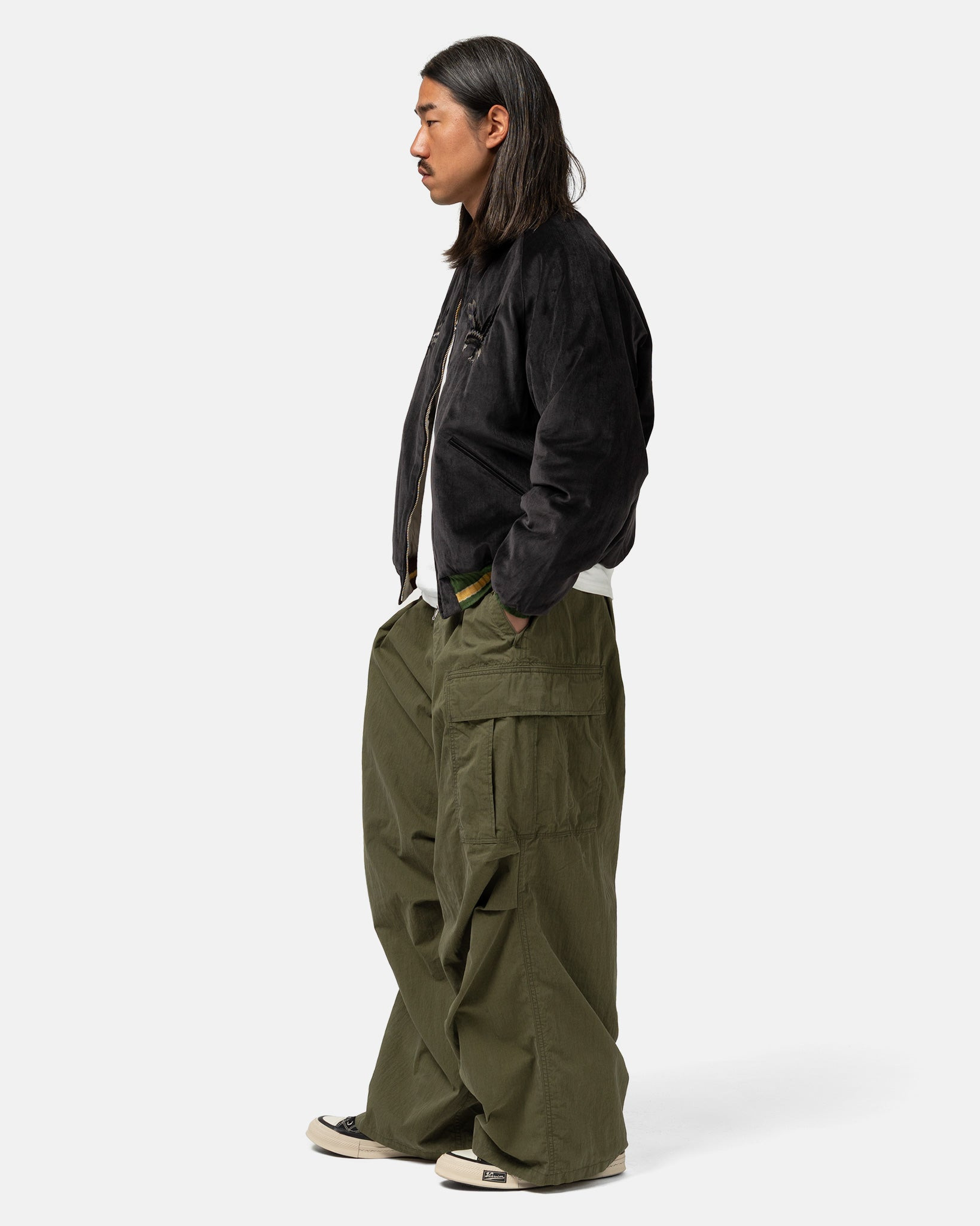 Rip Stop JUMBO Cargo Pants Khaki - 3