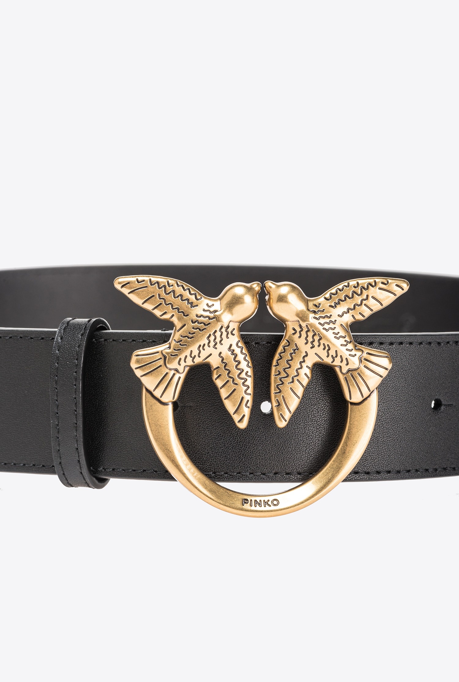 LOVE BIRDS HIGH LEATHER BELT 4CM - 2
