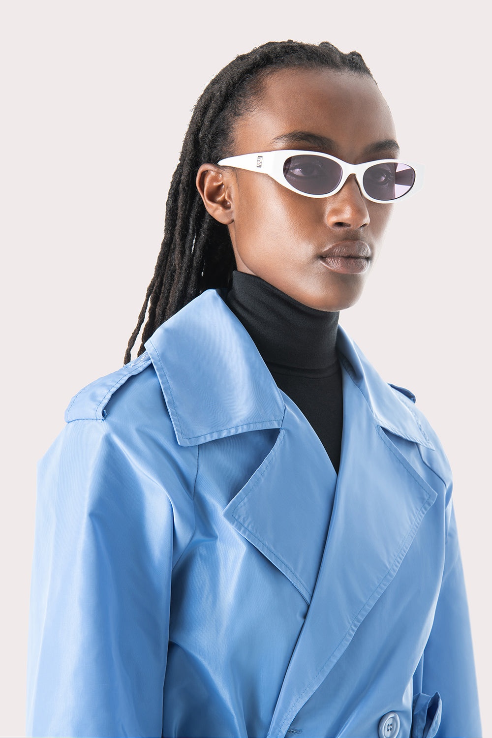 【関税込み】Sunglasses - By Far - Rodeo - White BY FAR Rodeo rectangular-frame Sunglasses | White | FARFETCH JO