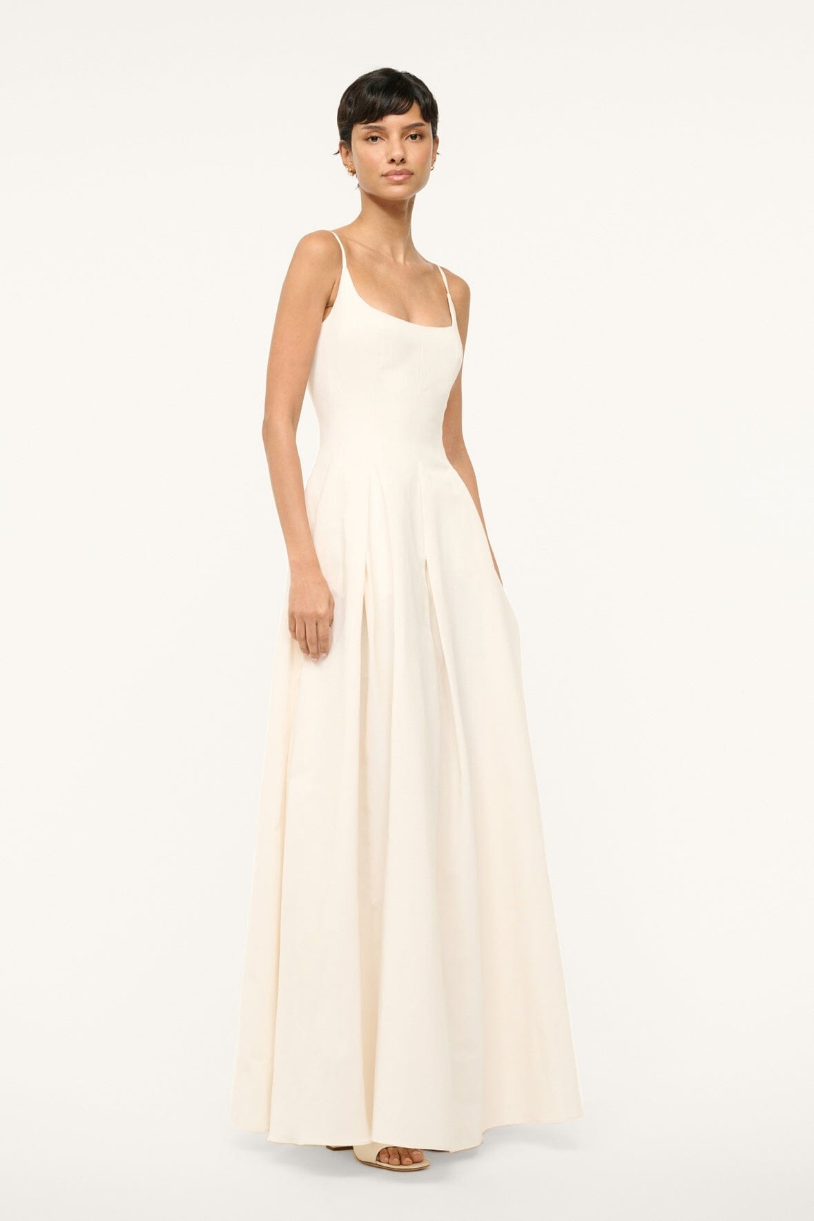 STAUD JOY MAXI DRESS IVORY - 3