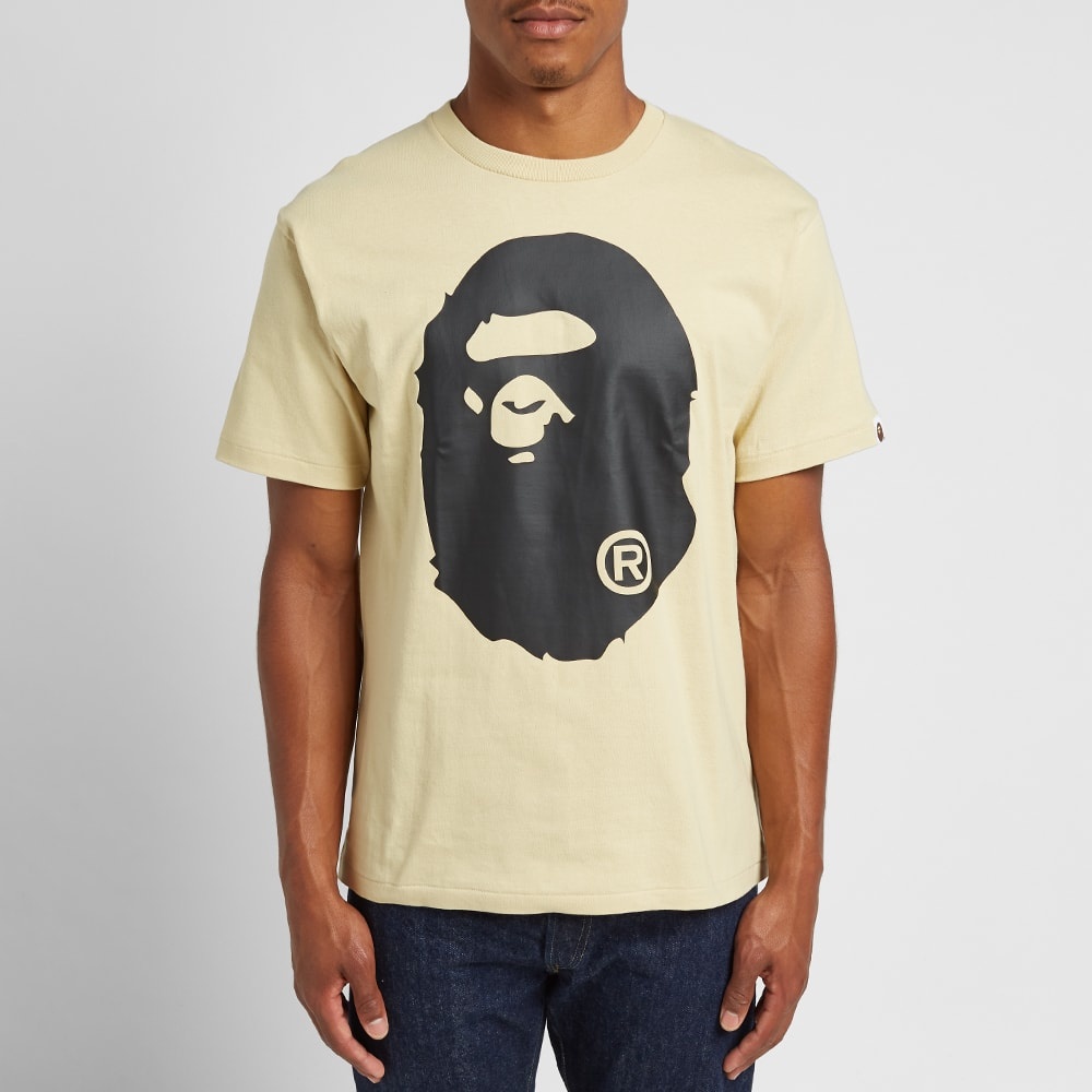 A Bathing Ape Bicolour Big Ape Head Tee - 5