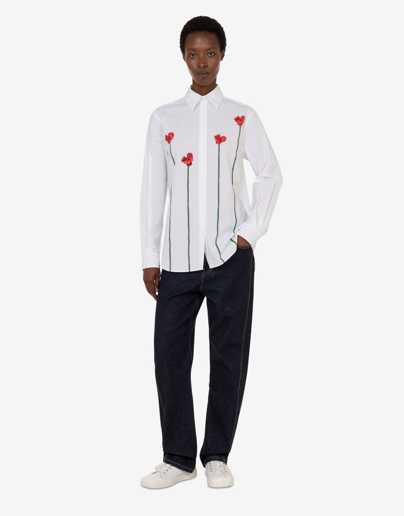 PRINTED COTTON POPLIN SHIRT 1