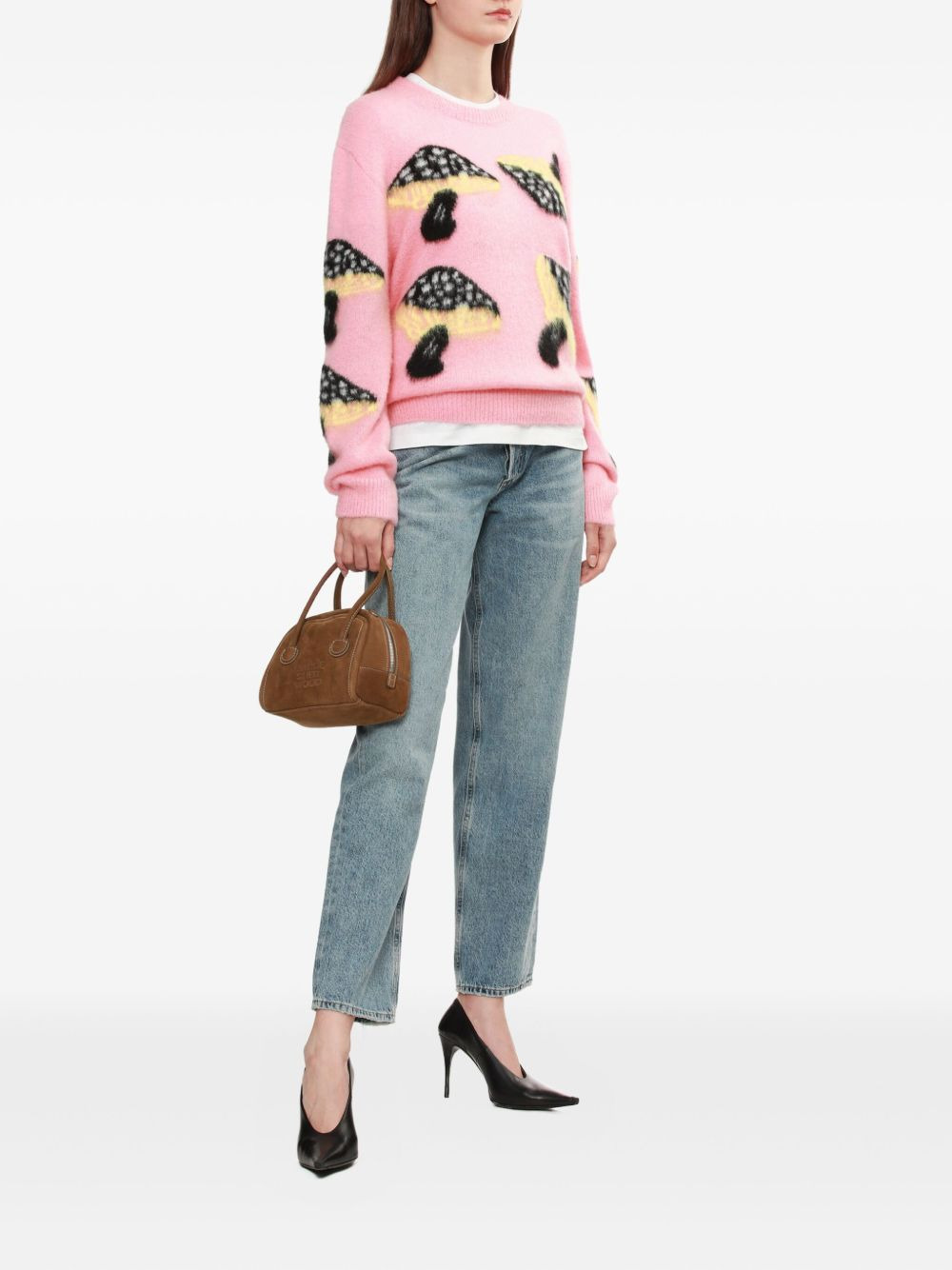 mushroom-print sweater - 2