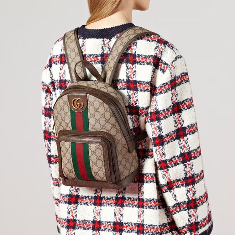 Gucci Ophidia GG Supreme Monogram Small Backpack 'Beige' 547965-9U8BT-8994 - 9