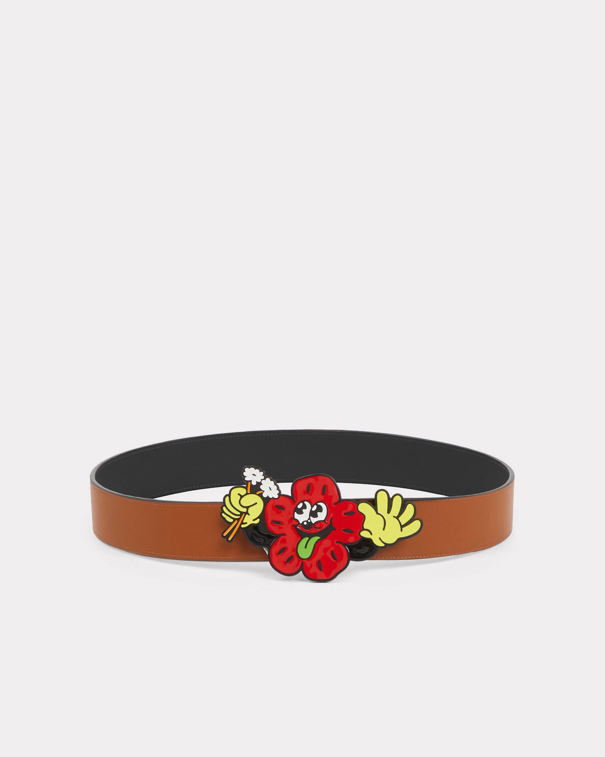 Wide reversible 'BOKE Boy' leather belt - 2