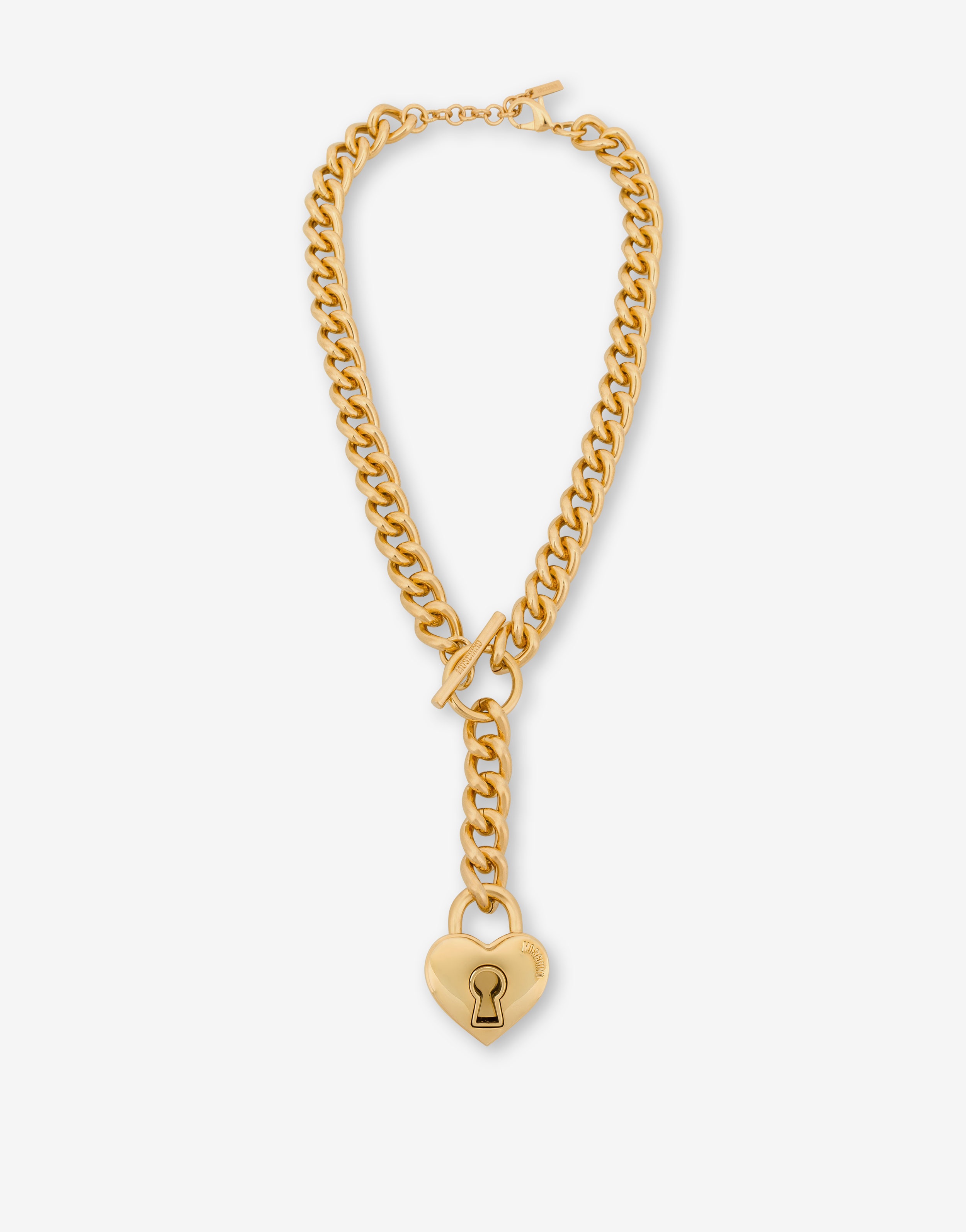 HEART LOCK CHAIN NECKLACE - 1