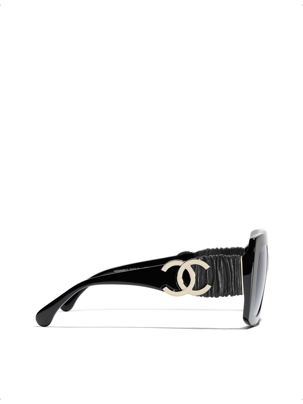 CH5474Q square-frame leather and acetate sunglasses - 3