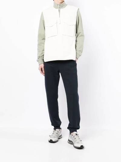 Belstaff drawstring cotton track pants outlook