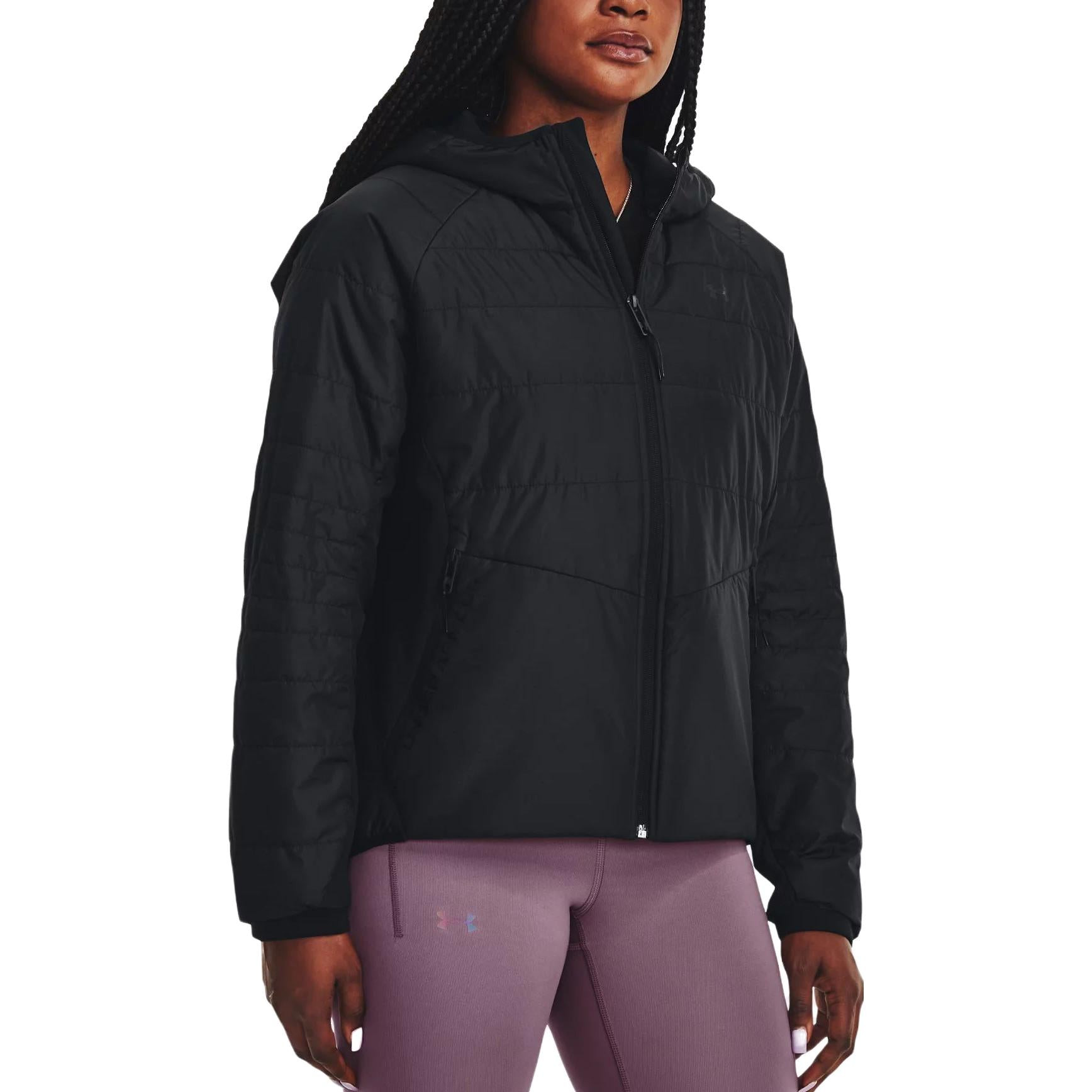 (WMNS) Under Armour Storm Session Hybrid Jacket 'Black' 1378500-001 - 6