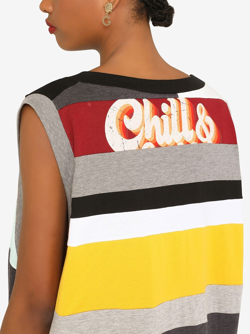 mix-print tank top 5