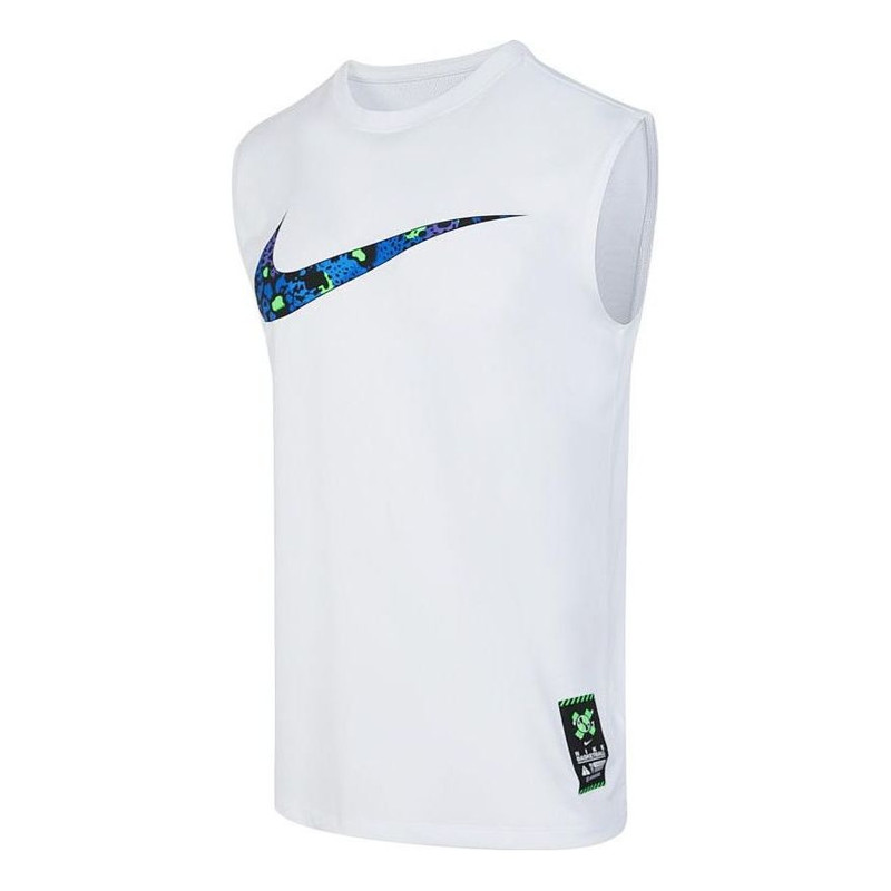 Nike Dri-fit Sleeveless Basketball T-shirt 'White' FQ0357-100 - 1