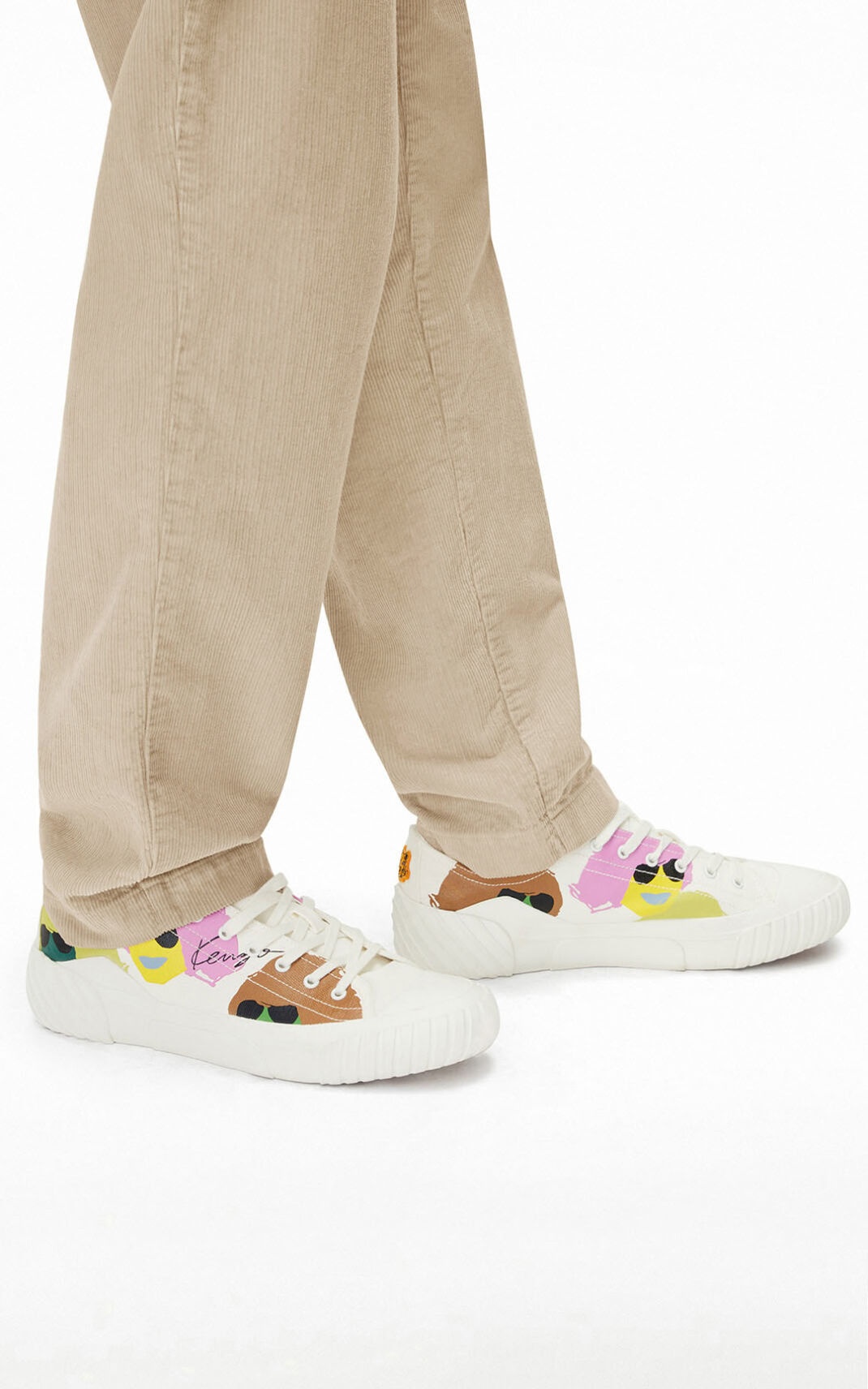 'KENZO Tribute' canvas trainers - 6