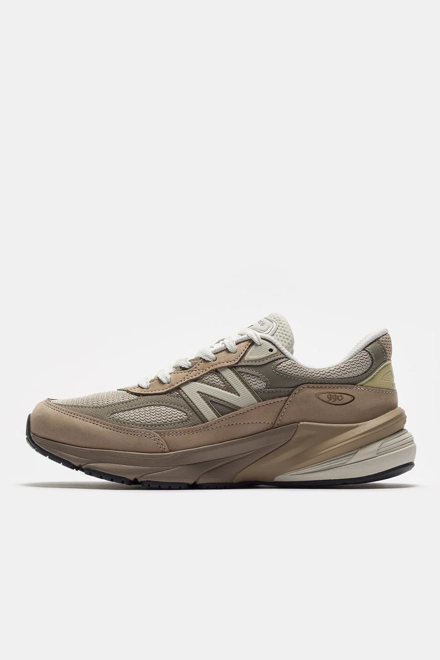 Made in USA 990 V6 Sneaker in Driftwood/Timberwolf/Mushroom - 1
