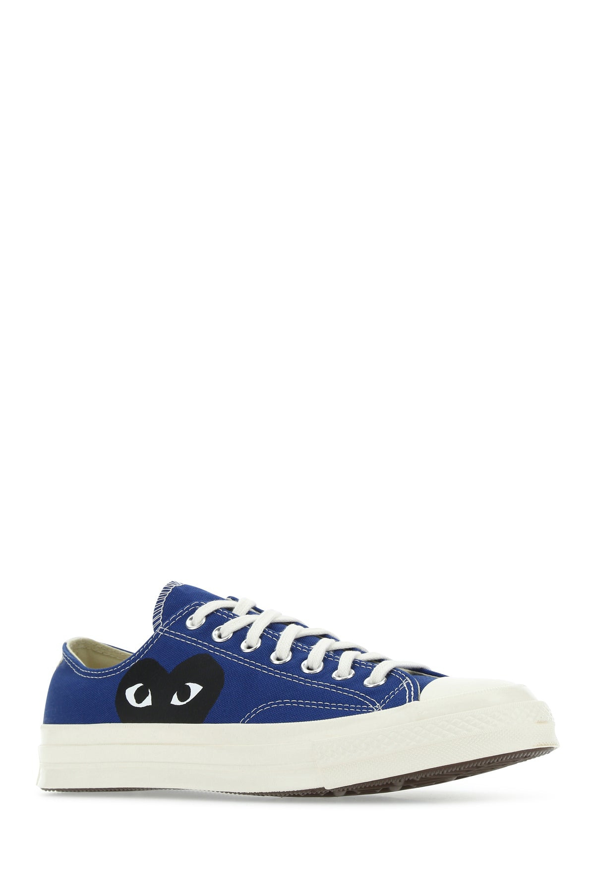 Blue canvas sneakers - 2