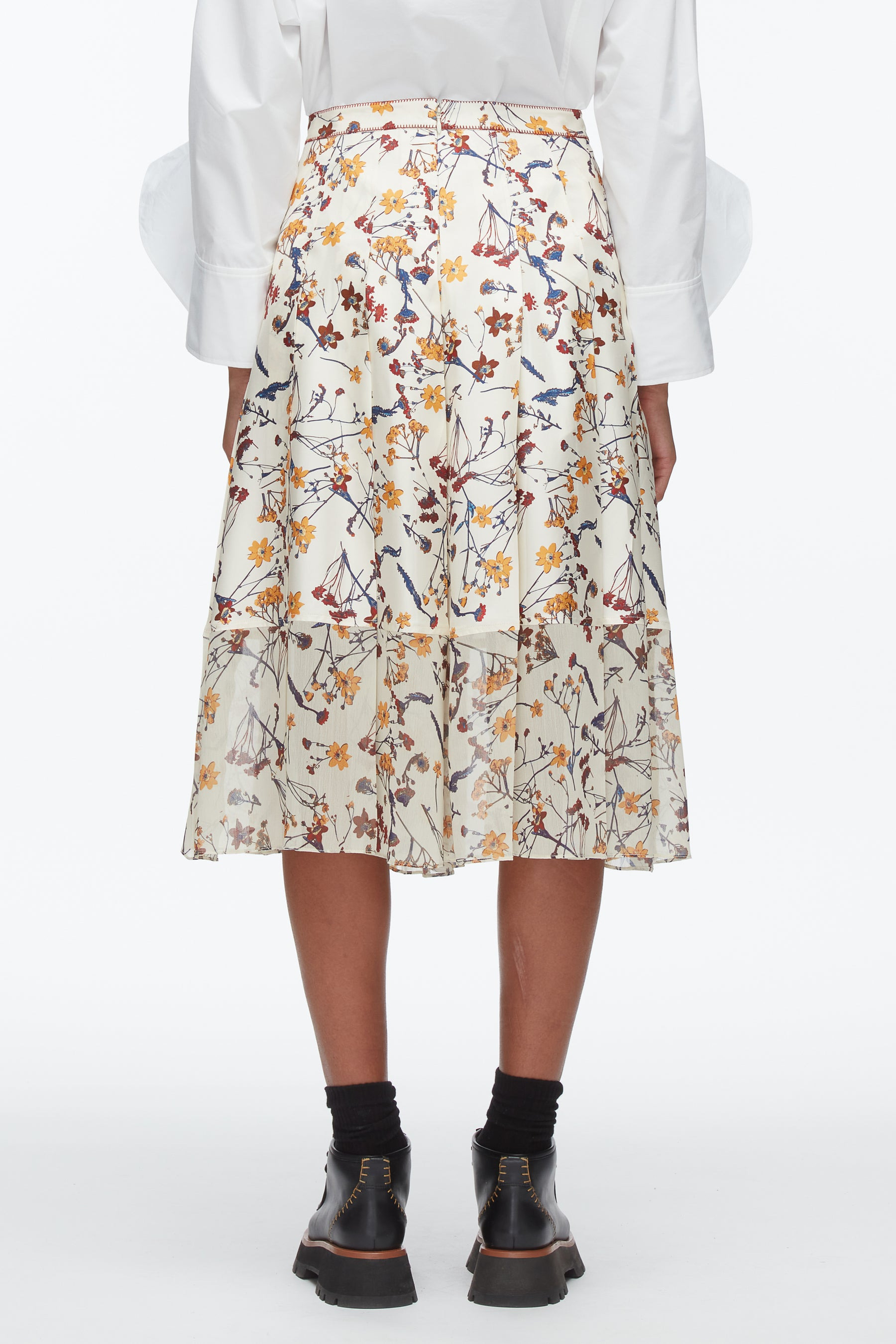 Bliss Floral Pleated Skirt - 5