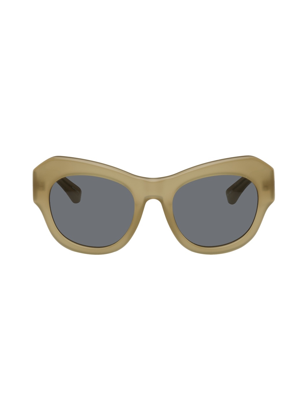 Tan Linda Farrow Edition Cat-Eye Sunglasses - 1
