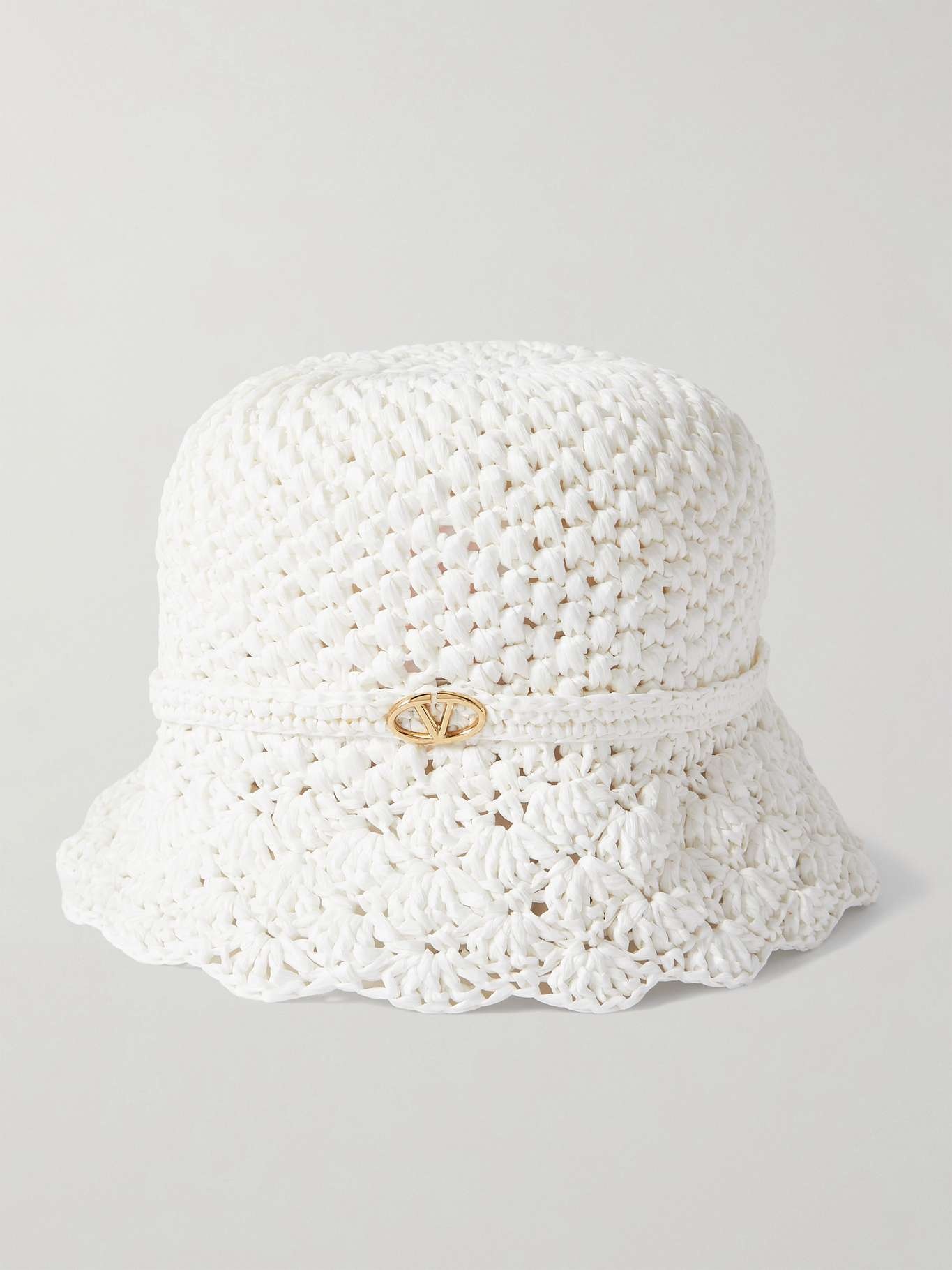 Embellished crocheted bucket hat - 1