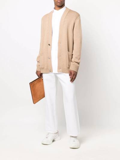 Balmain Mandarin-collar long-sleeve shirt outlook