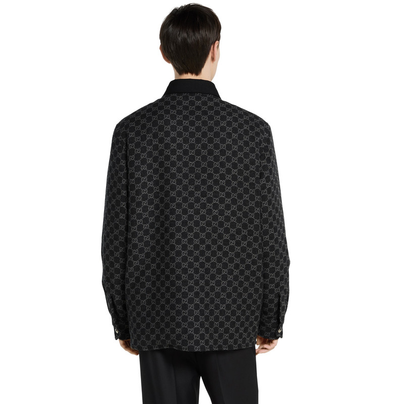 Brushed GG flannel jacket 4