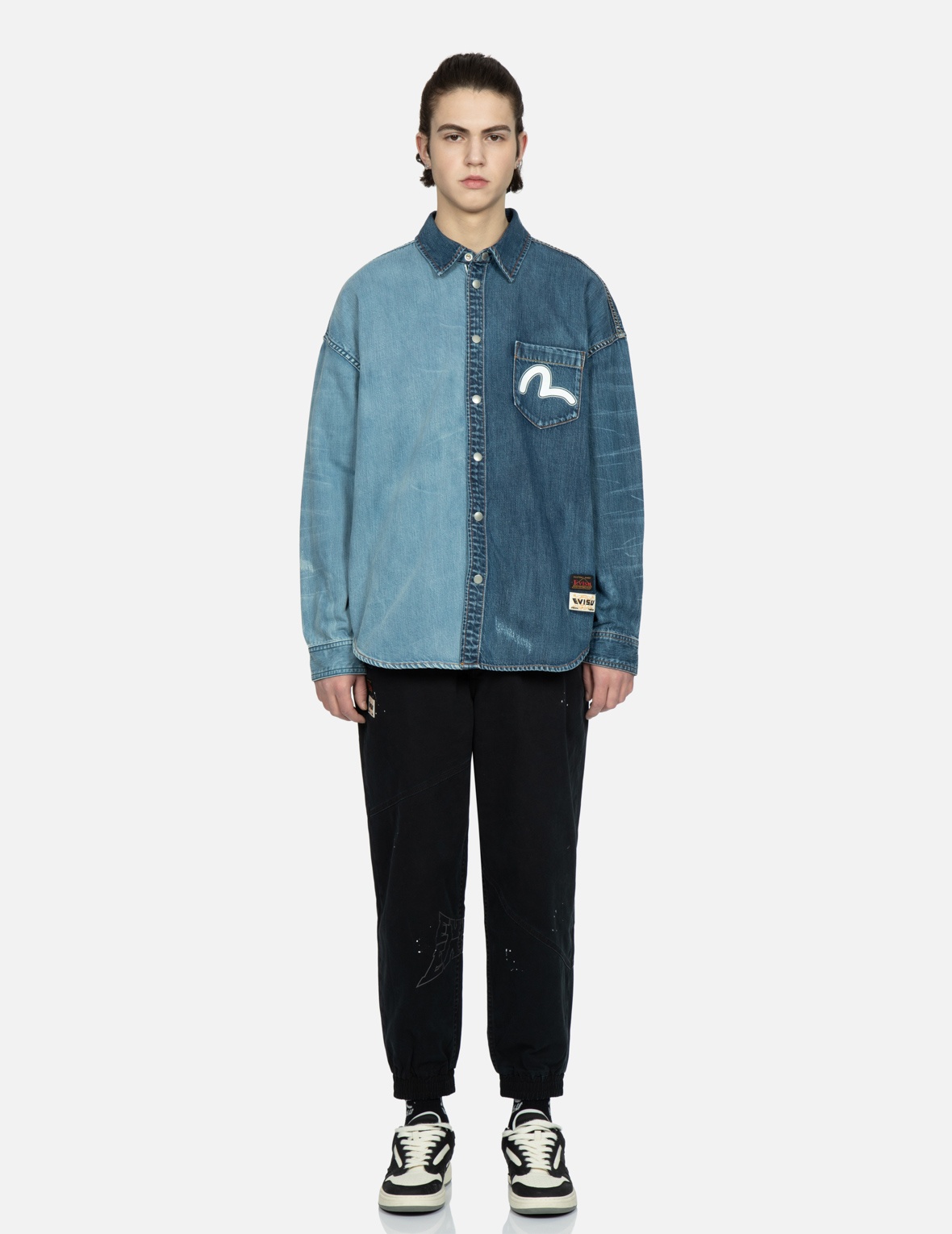 GODHEAD APPLIQUÉ LOOSE FIT JOGGER PANTS - 6