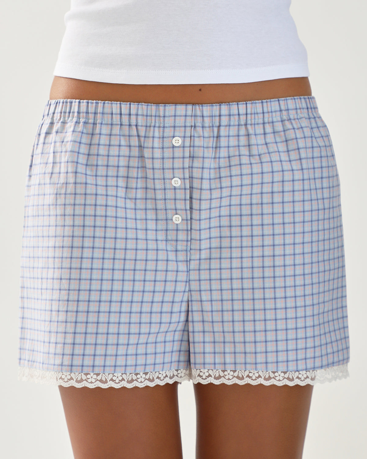 The Boxer Blue Check - 3