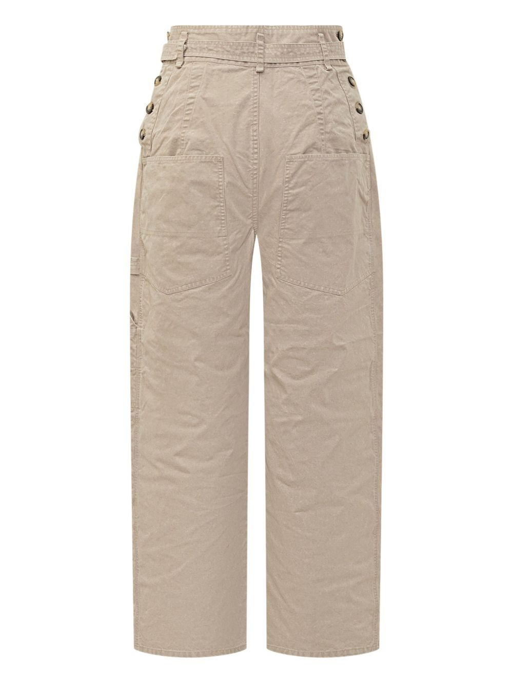 belted pocket trousers - 2
