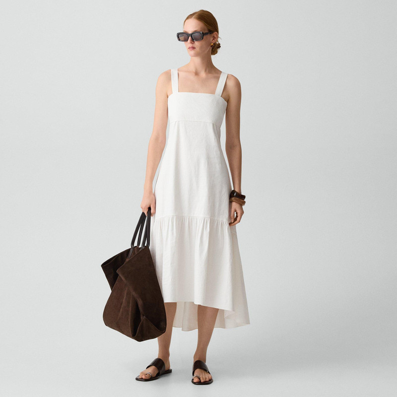 Tie-Back Dress in Good Linen 2