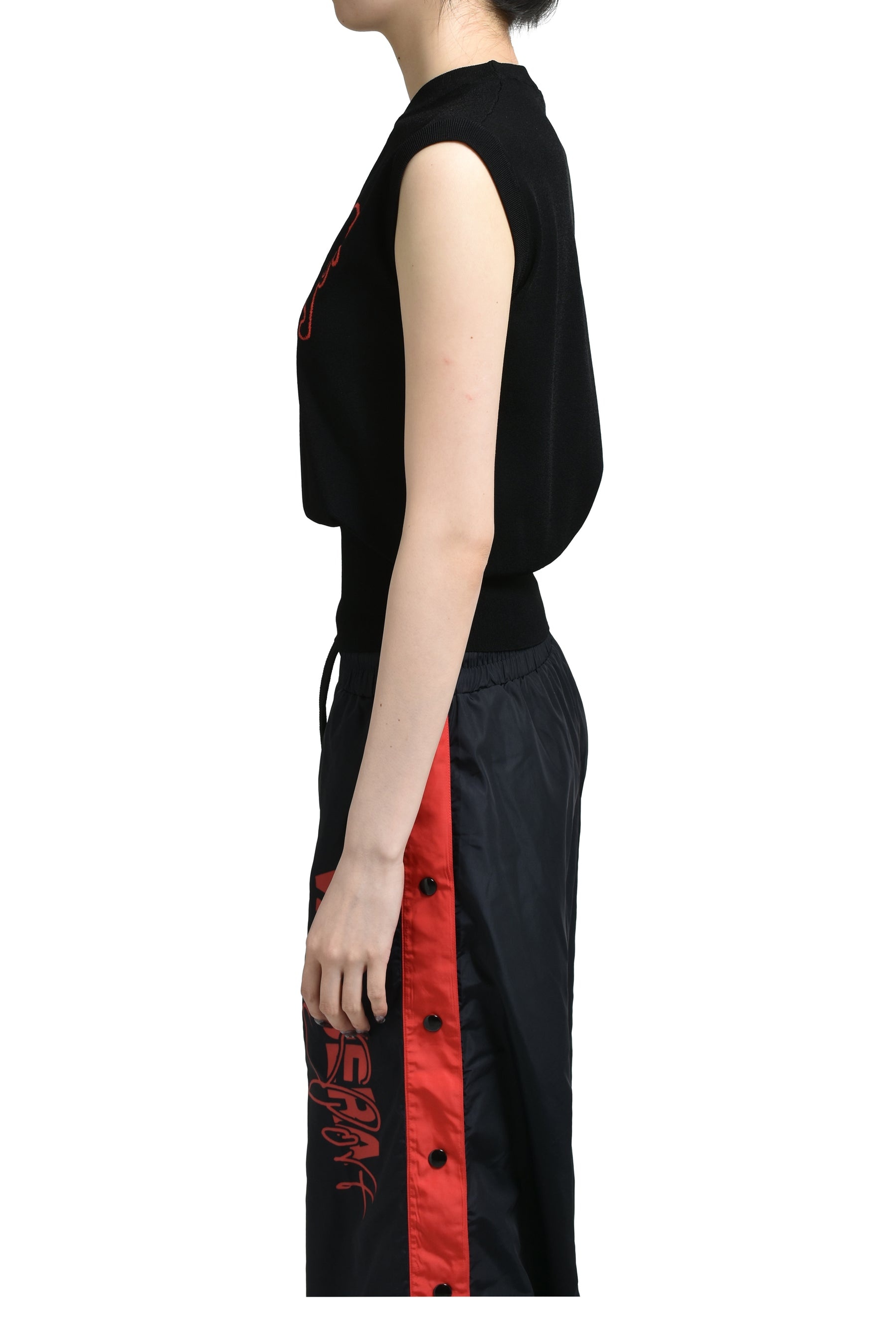 MINI VEST KNIT / BLK - 3