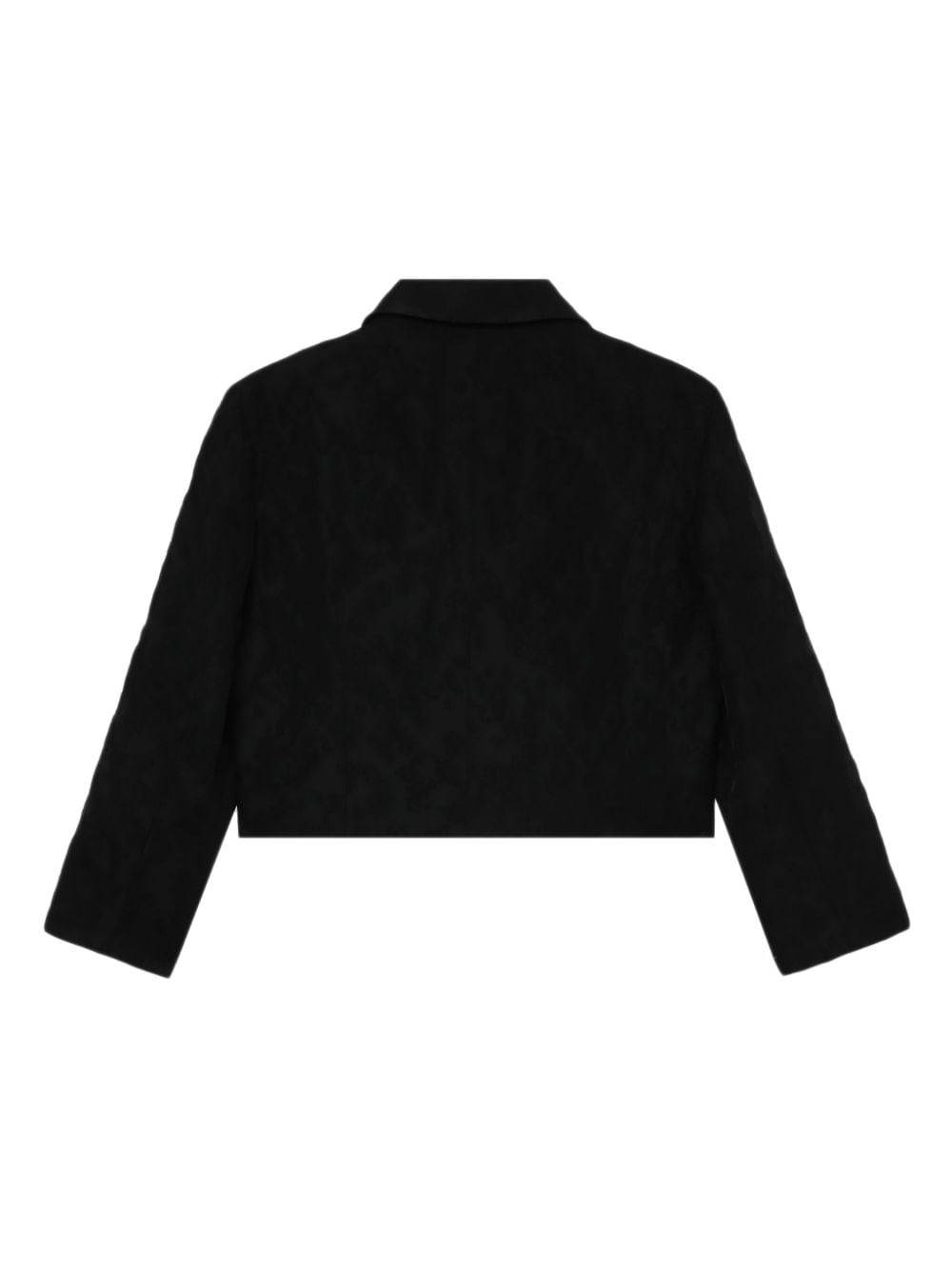 floral-appliquÃ© cropped jacket - 6