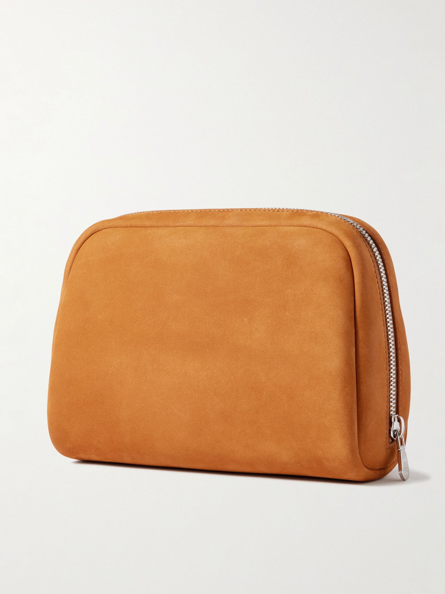 Suede Wash Bag Tan - 2