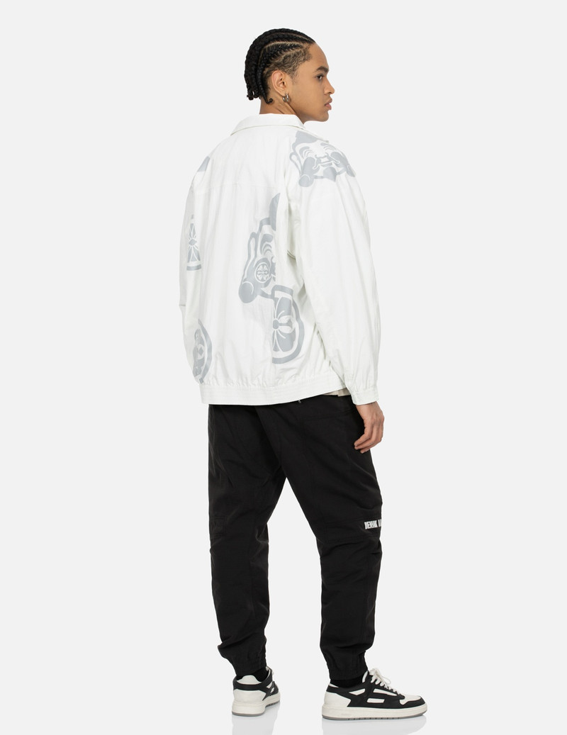 MULTI GODHEAD AND KAMON REFLECTIVE  PRINT LOOSE FIT WINDBREAKER 4