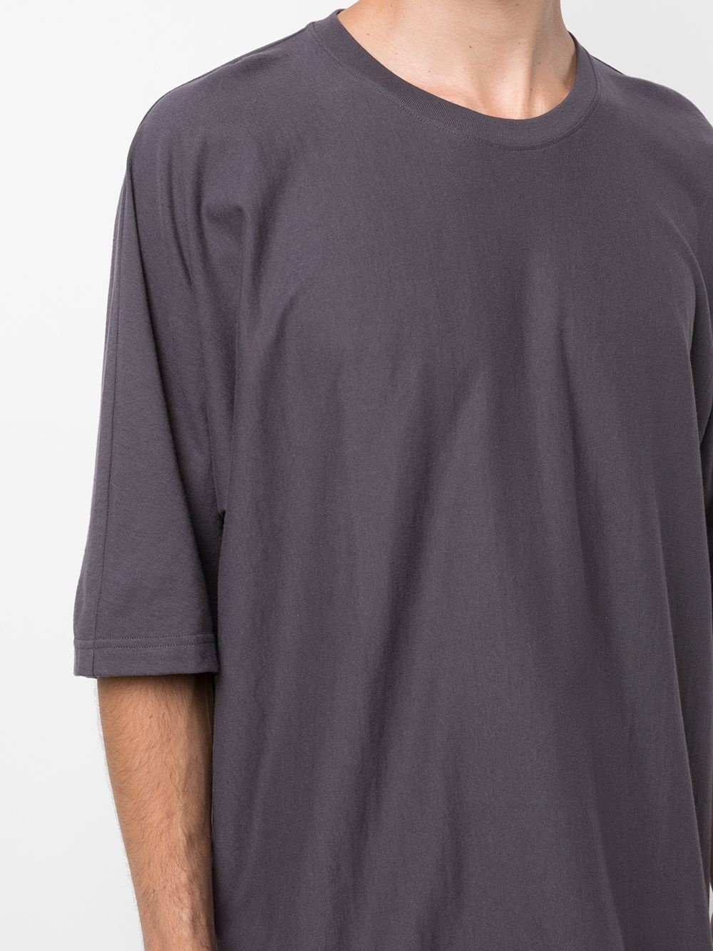 linen-blend oversize T-shirt - 5