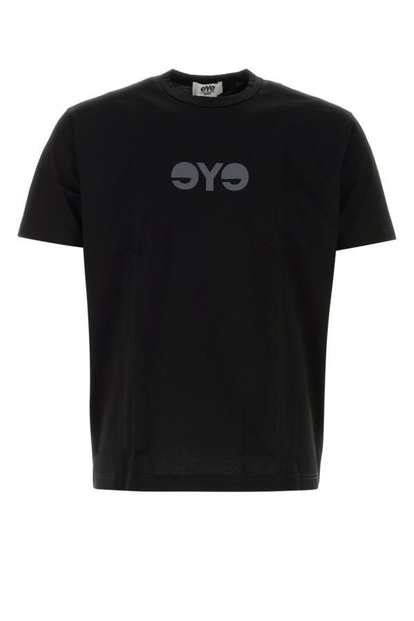 Junya Watanabe Man Black Cotton T-Shirt - 1