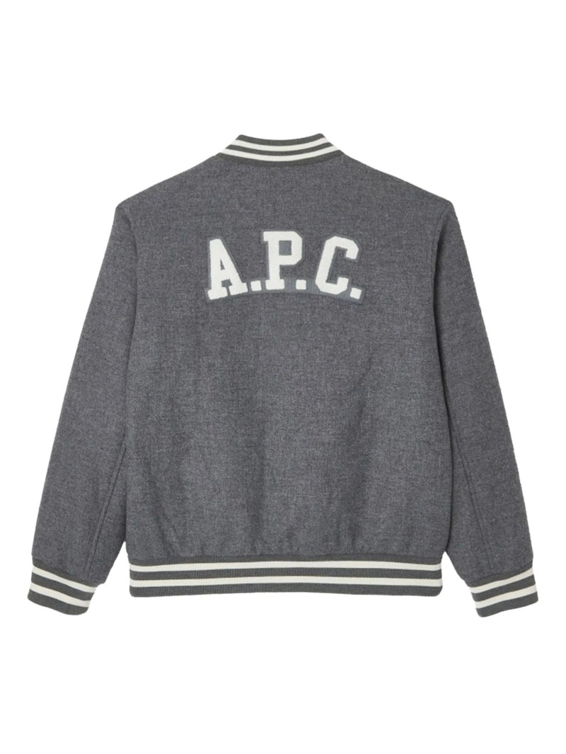 A.P.C. A.p.c. Micky Striped Blouson Jacket outlook