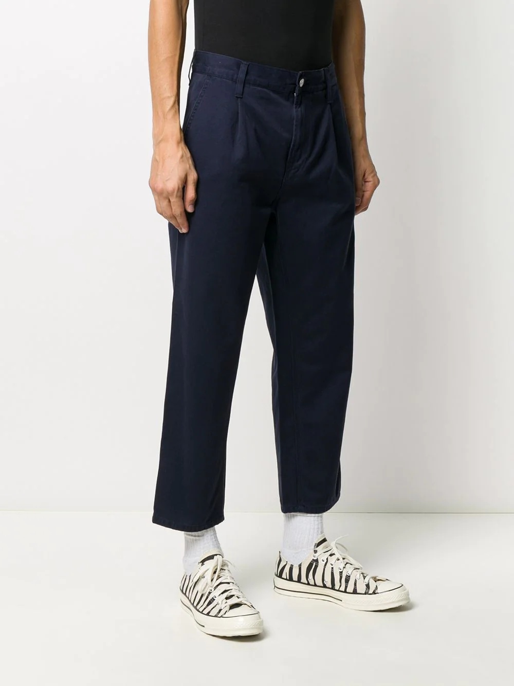 cropped skater trousers - 3