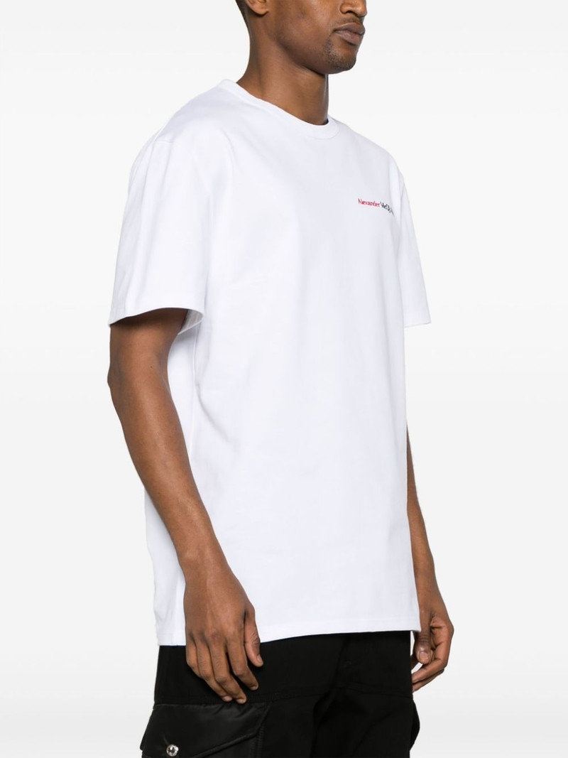 embroidered-logo cotton T-shirt 3