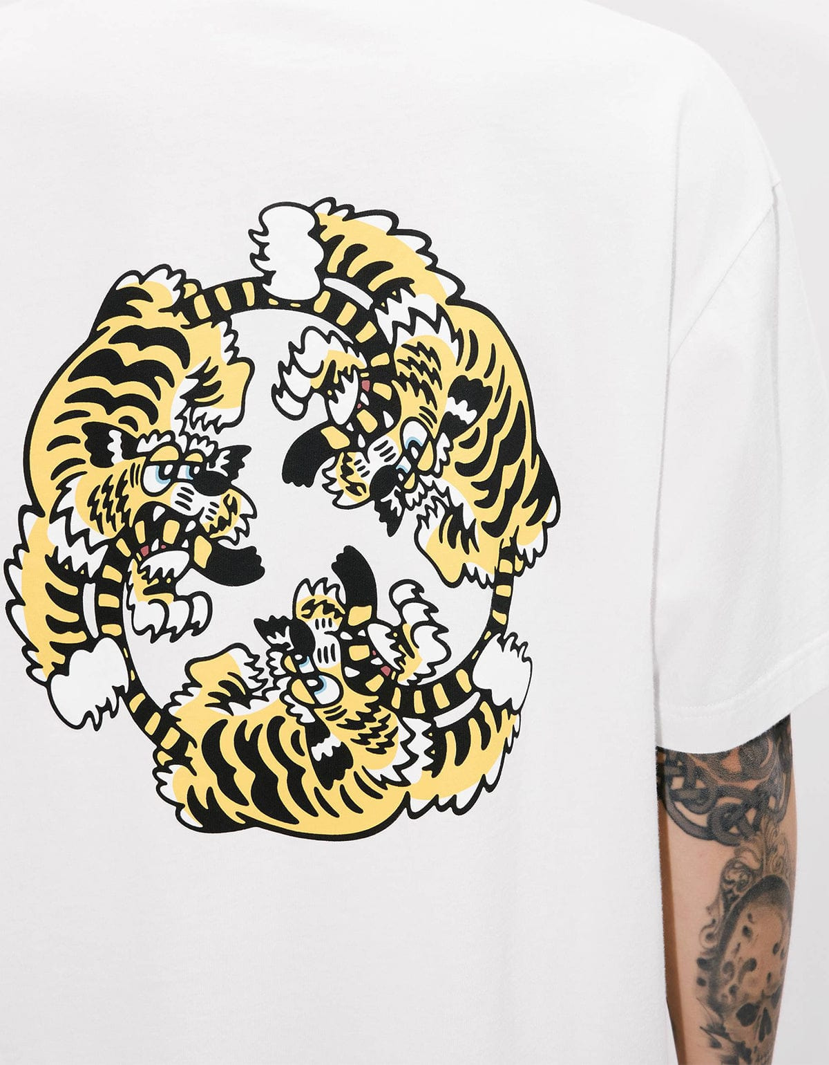 Kenzo Verdy Market Genderless Oversized Off-White T-Shirt - 7