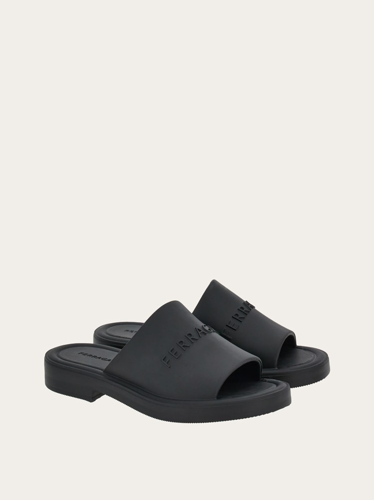 FERRAGAMO RUBBER SANDAL | REVERSIBLE