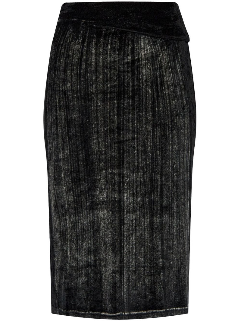 faded-effect pencil skirt 1