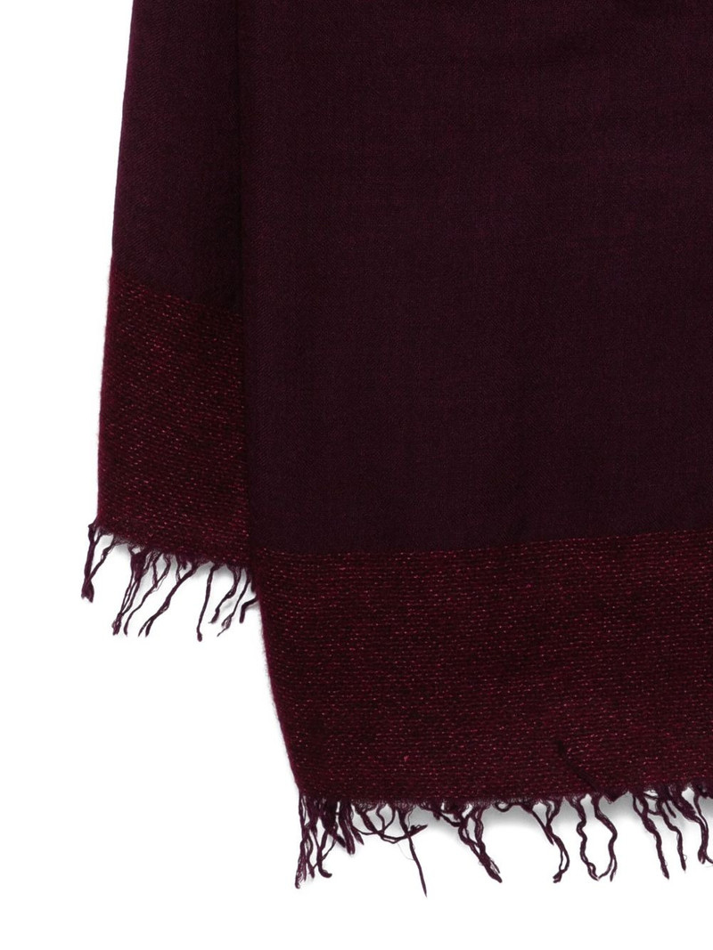 Faliero Sarti frayed-edge scarf outlook