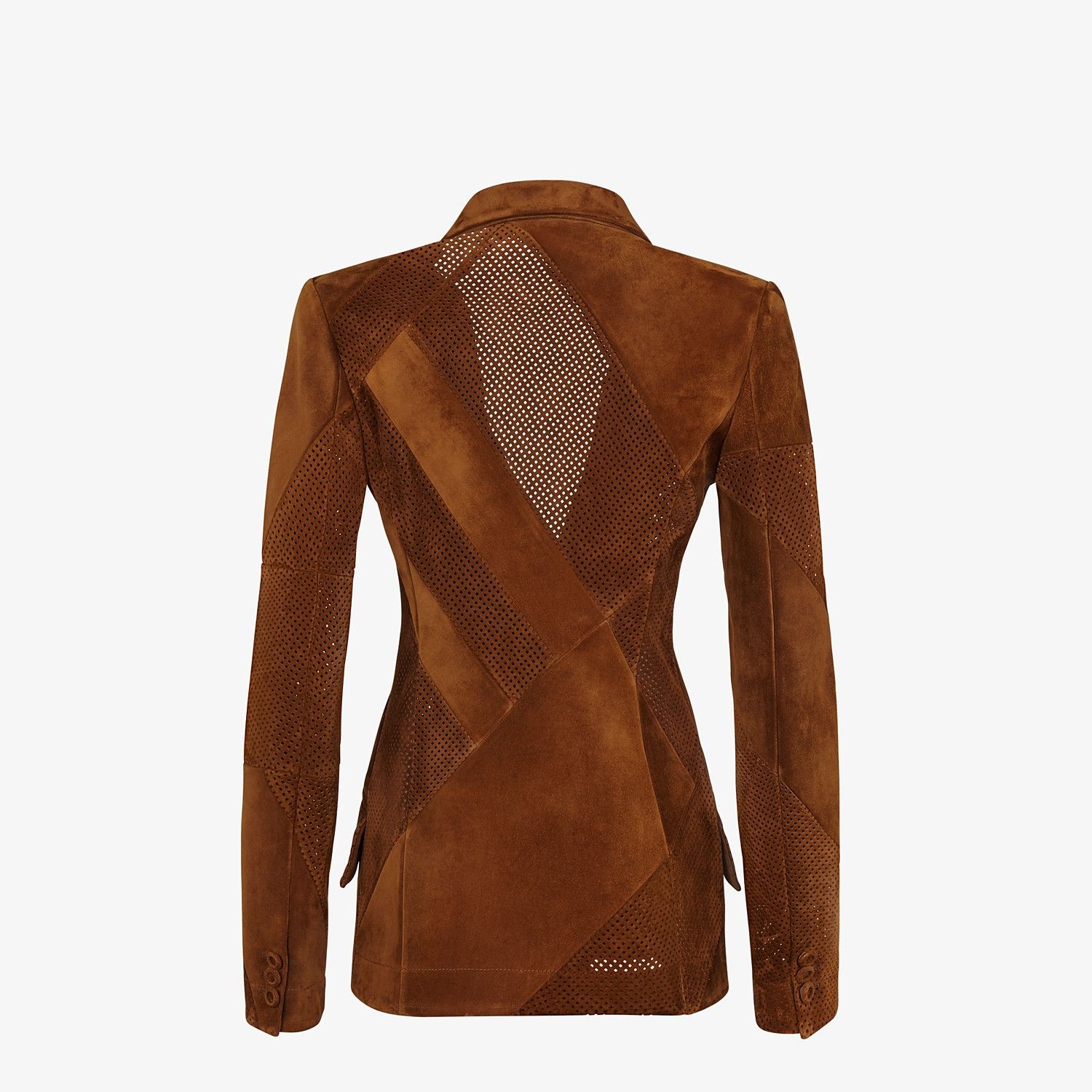 Brown suede blazer - 2