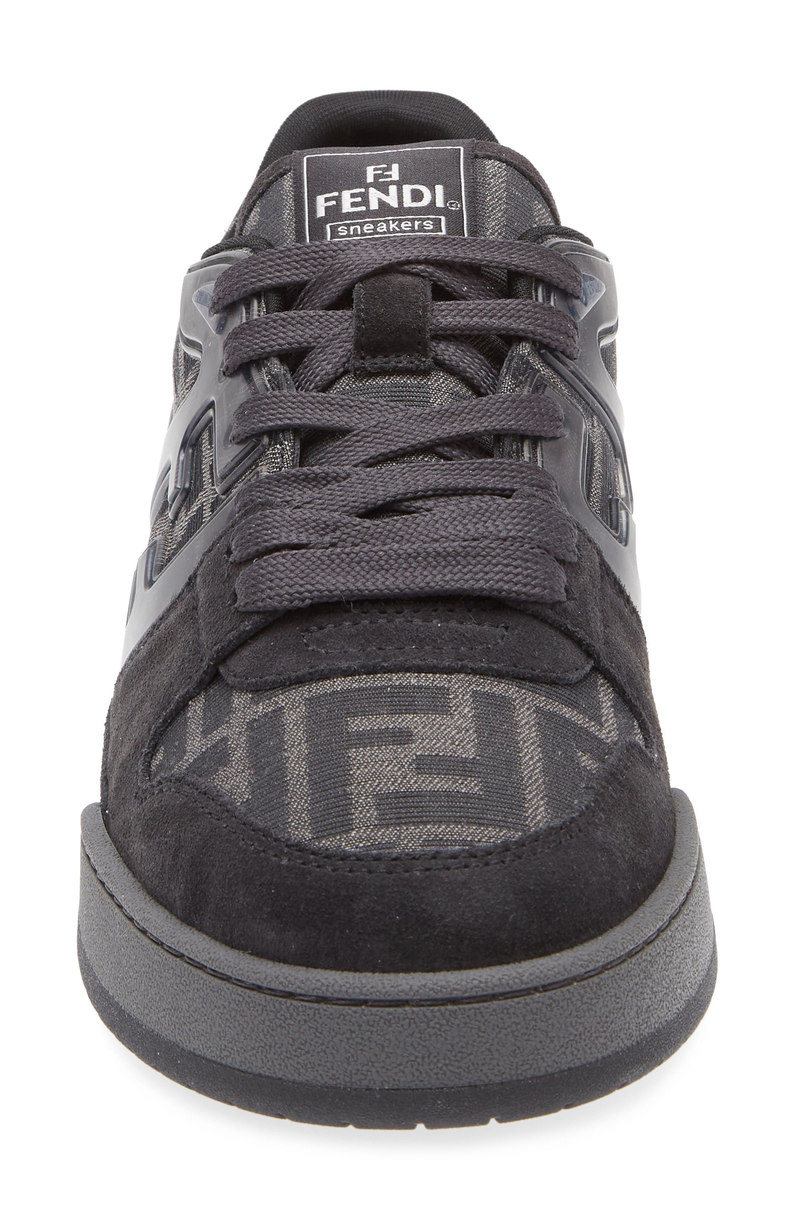 Fendi FF Match Sneaker in Dark Grey at Nordstrom - 4