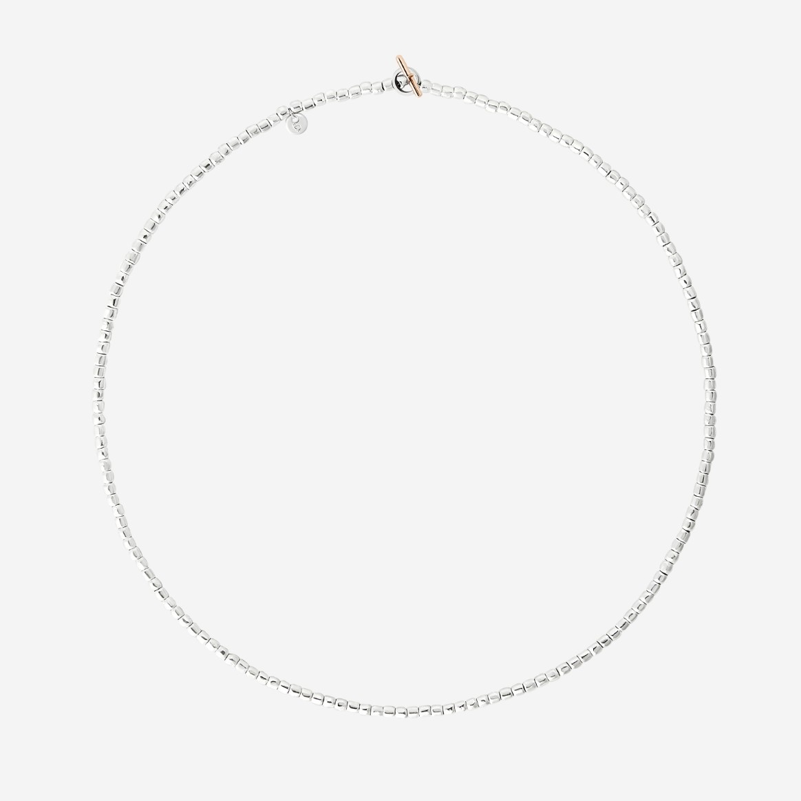 Silver Mini Granelli Necklace - 1