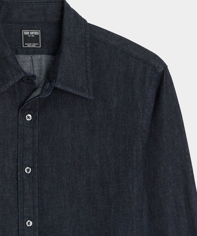 Denim Point Collar Shirt 5