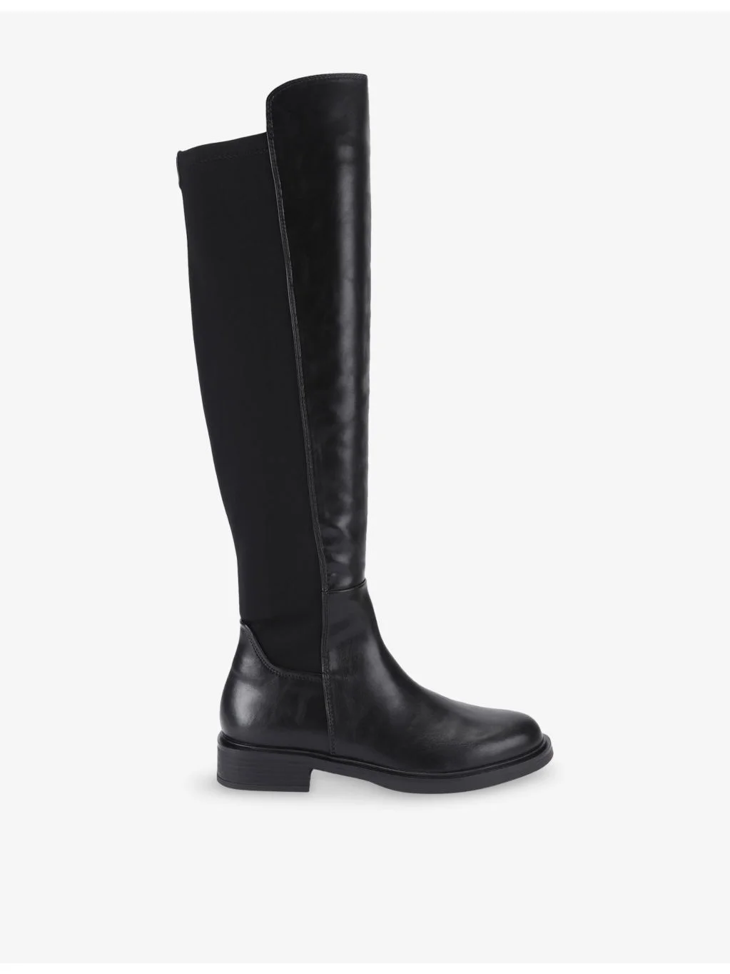 Resonate Leather Flat Knee-High Boots - 1
